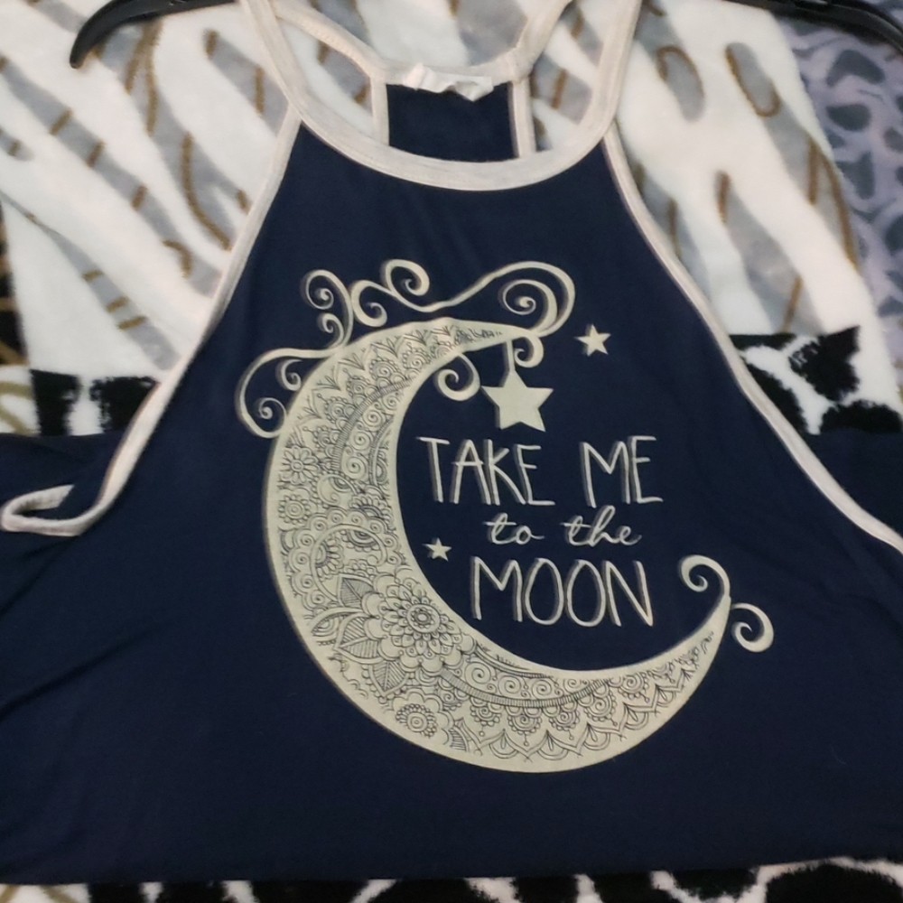 Take me to the Moon tank top